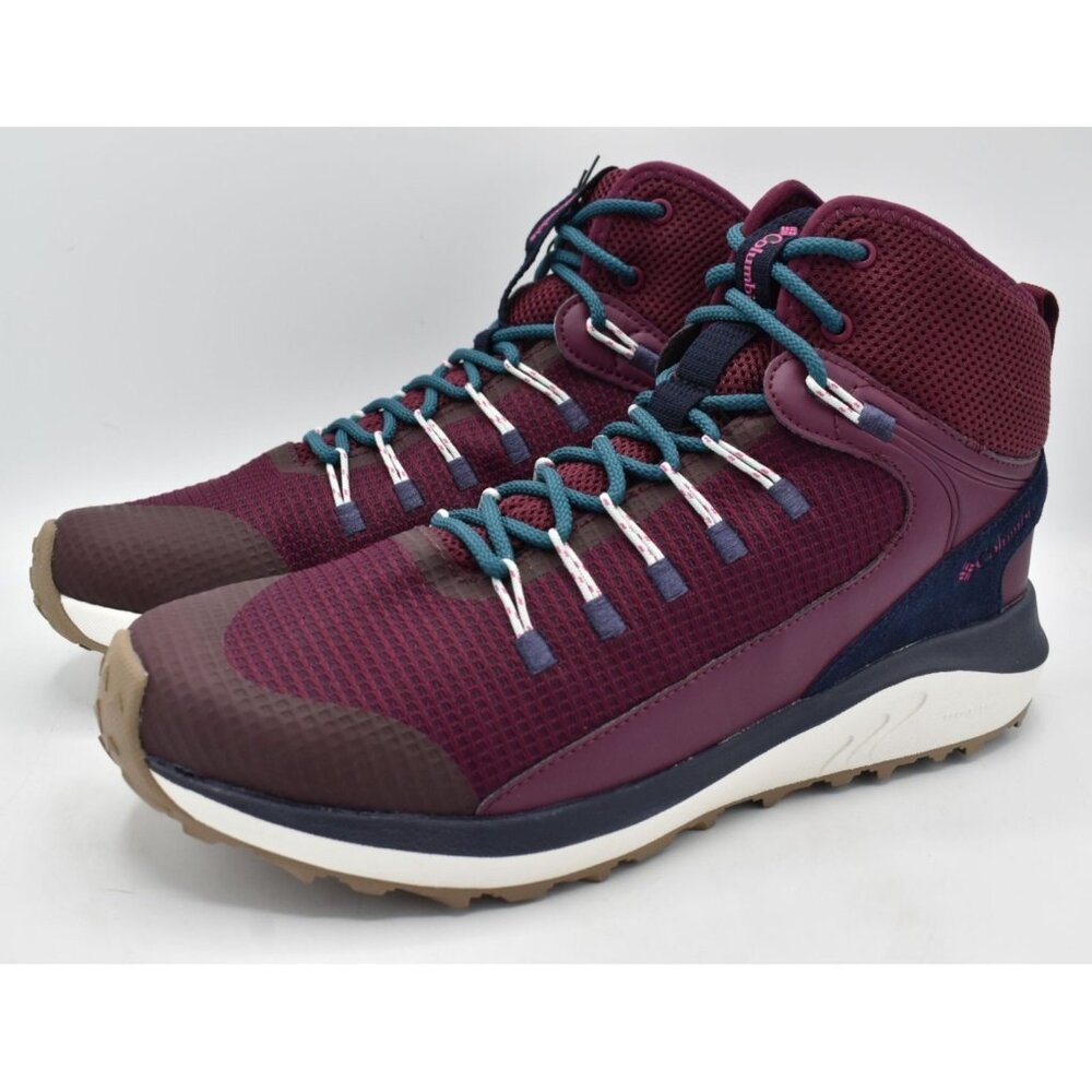 Women's Burgundy Hiking Boots